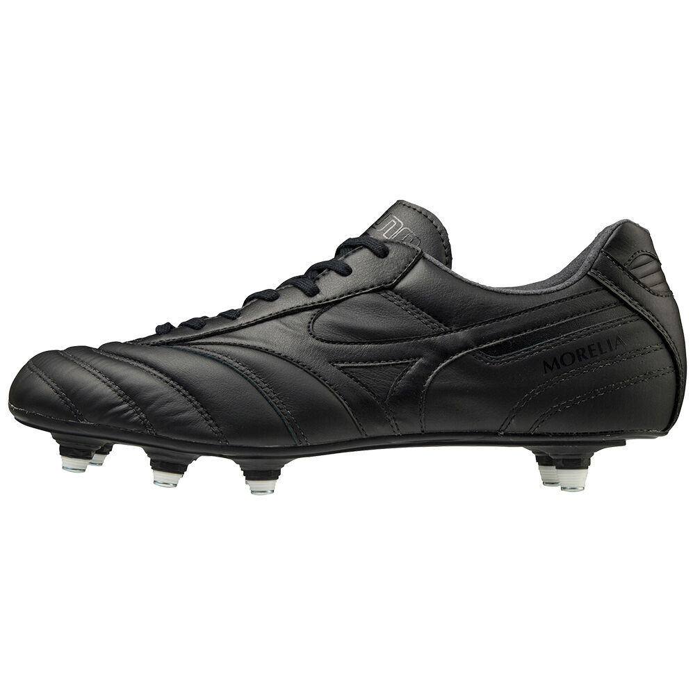 Tacos de Futbol Mizuno Morelia II Elite SI Para Hombre Negros 5107493-GD